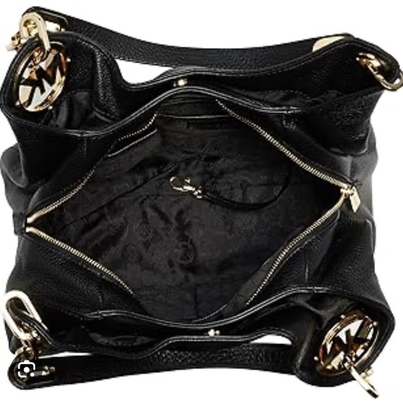 Michael Kors Women’s Fulton Large Tote Black NWT 13 1/4”W x 9 1/2”H x 3 1/2”D - Picture 3 of 7